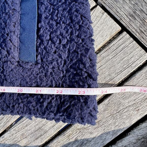 Antigua Womens Blue Boston Red Sox Sherpa Grace Full Zip Mock Neck Size 2XL Vest - Picture 8 of 11